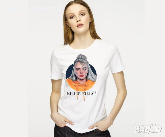 Тениска Billie Eilish дамски и детски размери 9 модела, снимка 2 - Тениски - 28232503