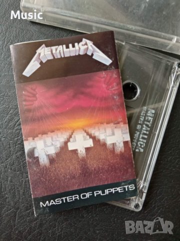 ✅ Metallica ‎– Master Of Puppets - оригинална касета БГ лиценз