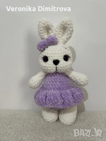 Плетени зайчета, снимка 2 - Плюшени играчки - 52065119