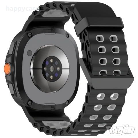 Samsung Galaxy Watch8 44 mm 40 mm / 8 Classic 46 mm / MARINE Силиконова каишка, снимка 12 - Каишки за часовници - 54347693