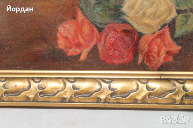 Картина масло /немски автор - O.Kregsmann /1942 година/, снимка 11 - Колекции - 42249475