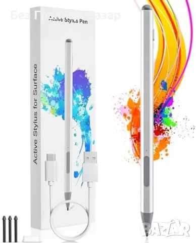 Нова Писалка за Microsoft Surface Pro 11/10/9 - 30 мин. зареждане, 60 ч. работа