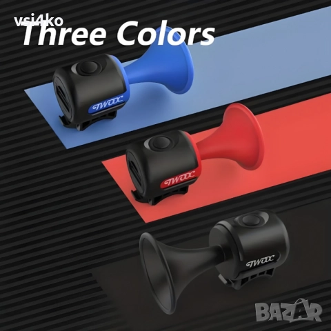 Тромба за велосипед на батерии, снимка 2 - Аксесоари за велосипеди - 43894361