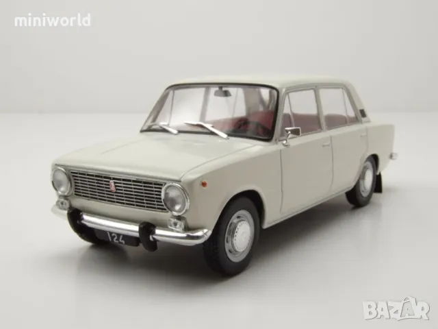 Fiat 124 1970 - мащаб 1:24 на Whitebox моделът е нов в кутия, снимка 1