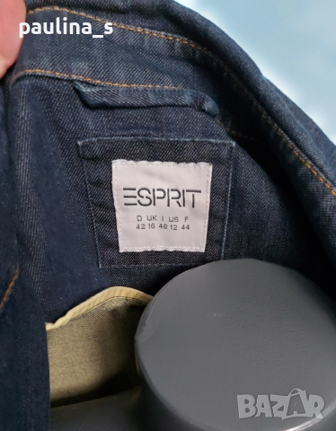 Марков дънков тренч / манто / голям размер "Esprit" , снимка 16 - Палта, манта - 44773641