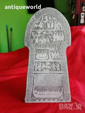 Викингска Каменна Картина 8 Век Копие