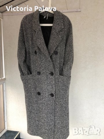 Идеална кройка модерно палто 80% вълна, снимка 5 - Палта, манта - 31876871