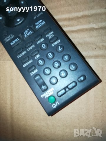 SONY DVD//VIDE0 RECORDER REMOTE CONTROL 1011201909, снимка 10 - Дистанционни - 30743465