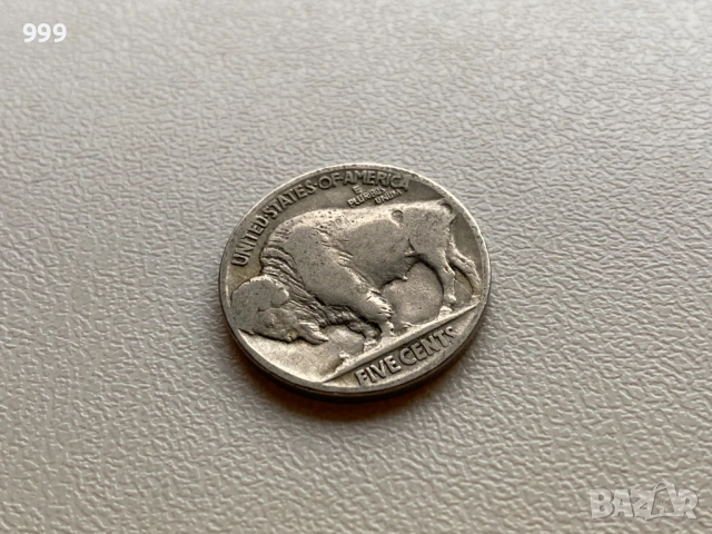 5 цента 1923, 1926, 1936 САЩ - Бъфало, Бизон, Индианска глава, снимка 5 - Нумизматика и бонистика - 53208648