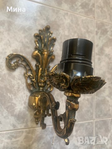 Продавам луксозни месингови аплици, снимка 2 - Полилеи - 35777265