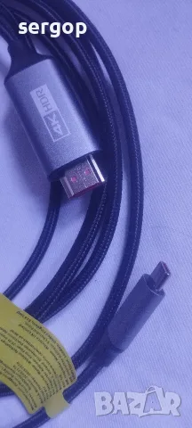 Кабел тип С към HDMI , снимка 2 - USB кабели - 56347513