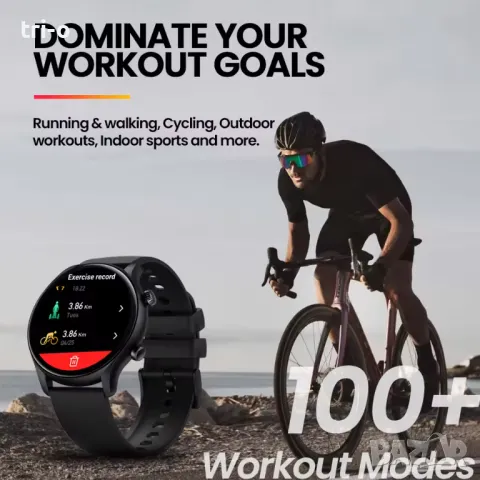 Zeblaze Btalk 3 Plus Унисекс смарт часовник 1.39’’ голям HD цветен дисплей, снимка 4 - Смарт часовници - 48424307