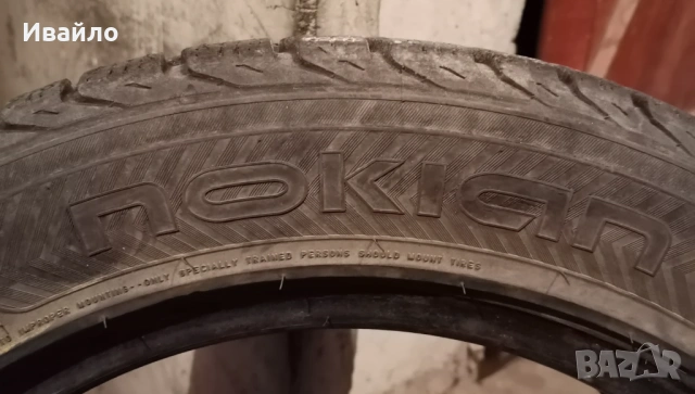 Продавам 1 брой зимна гума 205.55.16 дот 2019 Nokian , снимка 4 - Гуми и джанти - 53302620