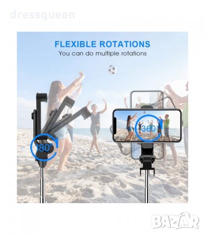 0869 XT-02 XT-09 Селфи стик трипод за телефон , Статив, Bluetooth дистанционно , снимка 12 - Селфи стикове, аксесоари - 34230380