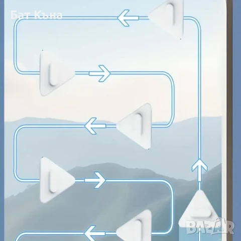 Уред за двустранно почистване на прозорци+резервни кърпи, снимка 5 - Други инструменти - 50619428