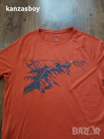 Odlo Men's Bl Top Crew Neck S / S Concord Shirt - мъжка мерино тениска М, снимка 5 - Тениски - 51339906