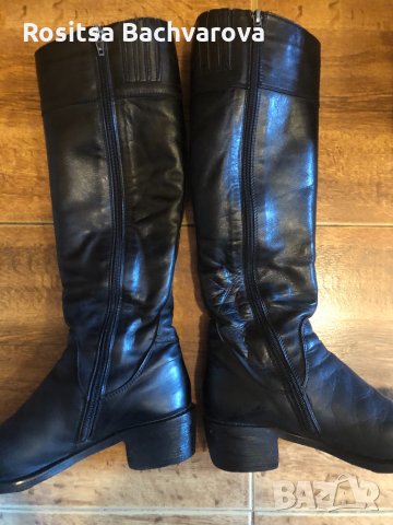 Ботуши естествена кожа, 37 номер, снимка 5 - Дамски ботуши - 30793357