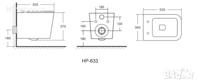 Луксозна тоалетна чиния с мраморен дизайн, снимка 5 - Други - 49122618