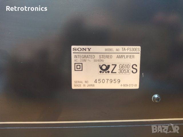 Sony Ta F 530 ES, снимка 9 - Ресийвъри, усилватели, смесителни пултове - 30626743