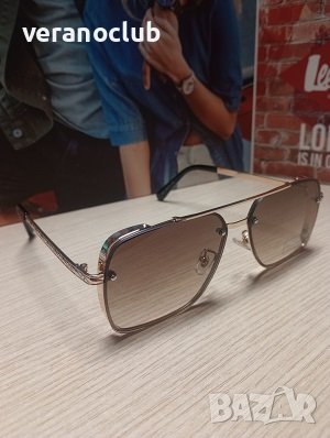 Кафяви слънчеви очила Рамки Голд, снимка 2 - Слънчеви и диоптрични очила - 44174506