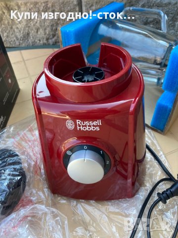 Блендер Russell Hobbs Desire , 600w , Стъклена кана 1.5 л, 2 скорости, Червен, снимка 7 - Блендери - 44336773
