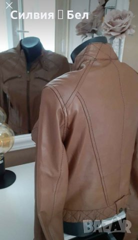 Дамско яке Естествена кожа, снимка 4 - Якета - 29921951