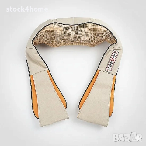 Шиацу Масажор с 6 бутона за врат и гръб, 12VDC, 220VAC, 24W, снимка 2 - Масажори - 52954808