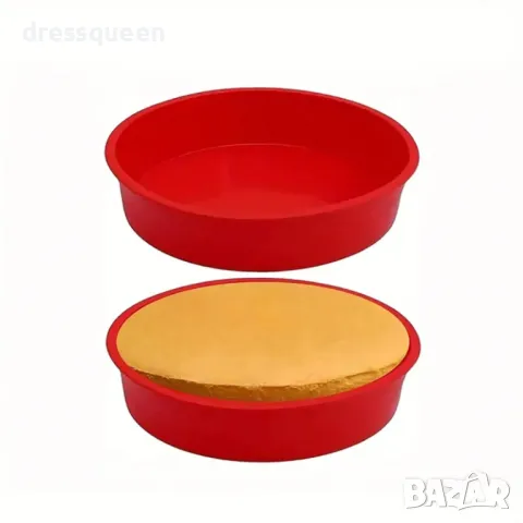 4313 Кръглата силиконова форма за печене, снимка 5 - Форми - 48905493