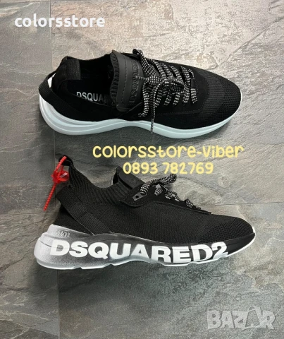 Мъжки черни маратонки  Dsquared2/NS17