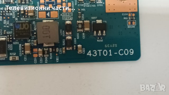 LG 43LK5100PLA със счупен екран-EAX67862002(1.0)/43T01-C09/43LH51_FHD_A Type/HC430DUN-VAVX1-A11X, снимка 10 - Части и Платки - 38998935