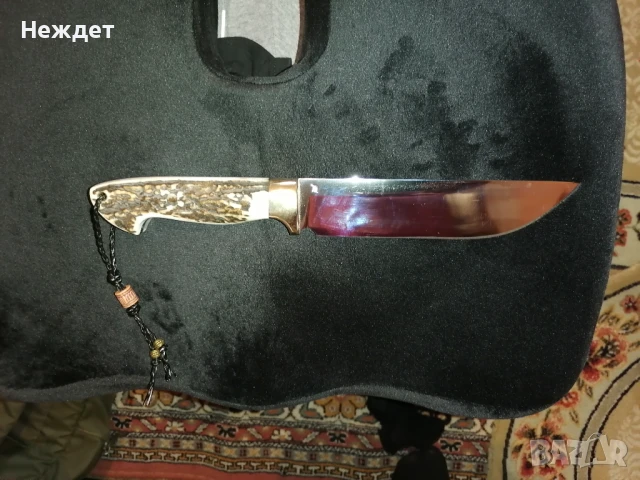 Ловен нож от n690 стомана закален на 61hrc., снимка 5 - Ножове - 50488784