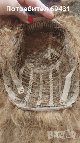 Перука естествена, къдрава , снимка 5 - Аксесоари за коса - 38972613