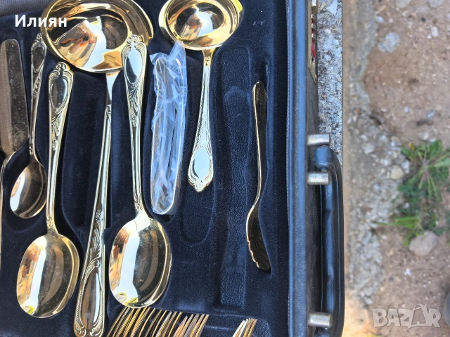 Комплект прибори за хранене, снимка 7 - Прибори за хранене, готвене и сервиране - 54362399