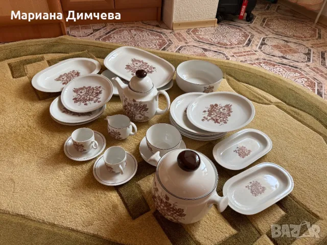 Немски порцеланов сервиз за хранене, снимка 5 - Сервизи - 48547099