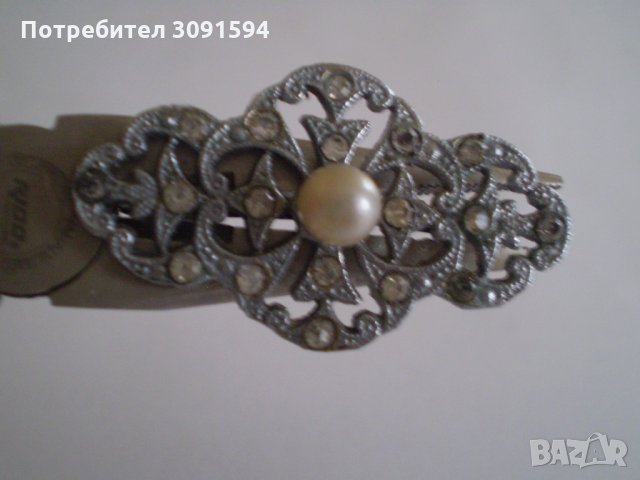 Антикварна брошка 1920г, снимка 11 - Антикварни и старинни предмети - 35517653