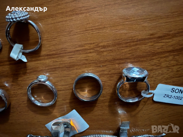 [ПРОДАВА] 98 гр. сребърни бижута, снимка 8 - Пръстени - 53167309
