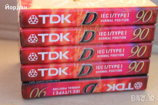 Касетки ''TDK D-90'' , снимка 3 - Аудио касети - 48619361