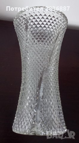 Голяма кристална ваза., снимка 7 - Вази - 35552685