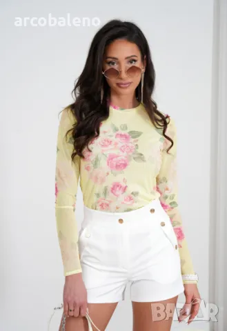 Елегантна дамска блуза от тюл Blake, 9цвята , снимка 10 - Блузи с дълъг ръкав и пуловери - 49779557