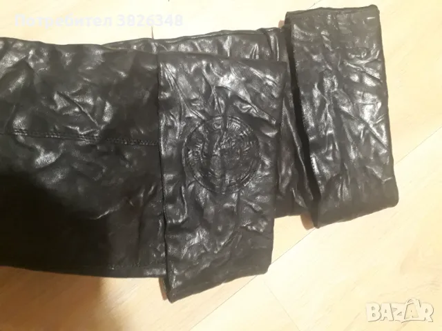 Ботуши дамски кожа, снимка 2 - Дамски ботуши - 48681436