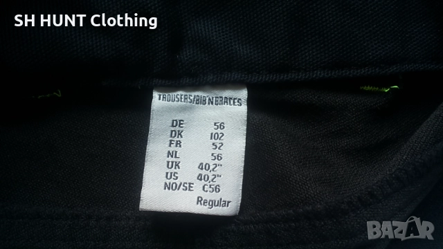 Wenaas 74334 HI VIS 4 Way Stretch work Touser размер 54 / XL еластичен работен панталон W4-663, снимка 16 - Панталони - 52726298