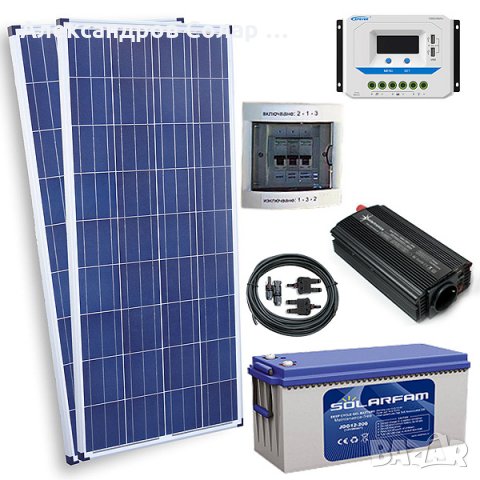 360 W фотоволтаична система за малка за вила 