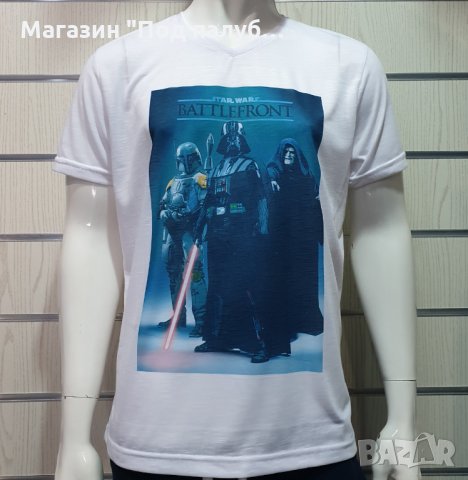 Нова мъжка тениска с трансферен печат STAR WARS (Междузвездни войни) - Battlefront, снимка 5 - Тениски - 29855899