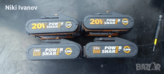 Батерии Worx 20 V, снимка 2 - Оригинални батерии - 56324992