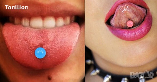 10бр. Пиърсинг обеци - Пакет, снимка 4 - Обеци - 37705286