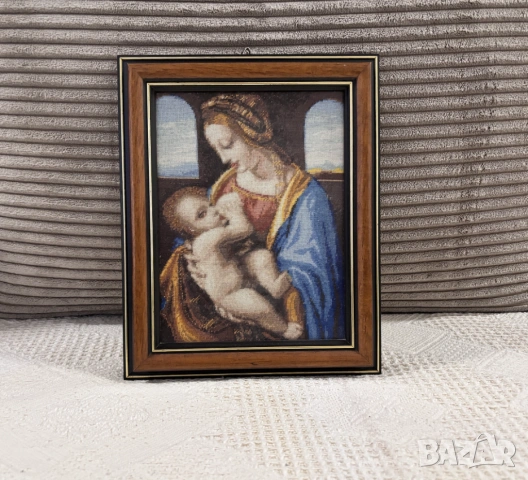 Гоблен "Мадона Лита", снимка 2 - Гоблени - 54187441
