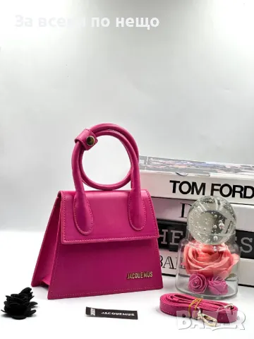 JACQUEMUS Дамска Чанта 19 х 16 см. - Налични Различни Цветове Код D1716, снимка 7 - Чанти - 48887541