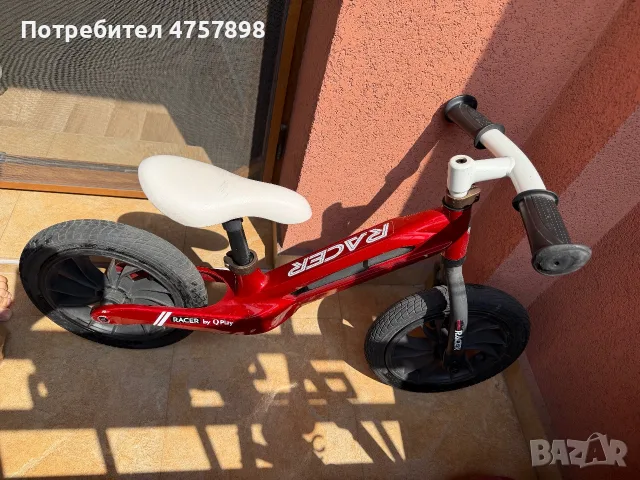 Детско баланс колело QPlay RACER 12" (Lorelli), снимка 3 - Детски велосипеди, триколки и коли - 55833997