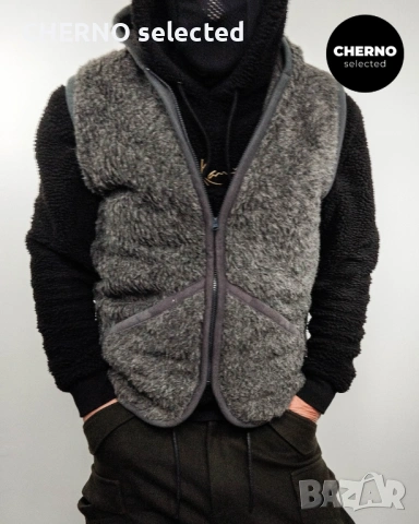 Вълнен елек с качулка ALWERO Everest Wool Hooded Vest – размер L•XL – Нов без етикети