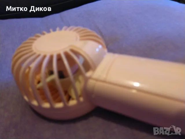 Джобен вентилатор с две батерии нов, снимка 5 - Други стоки за дома - 49680479